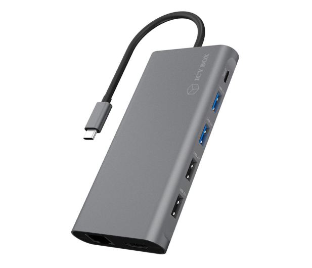 ICY BOX USB-C - Triple Video Dock 12 w 1 IB-DK4050-CPD - 1265467 - zdjęcie